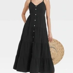 Universal Thread Button Maxi Dress